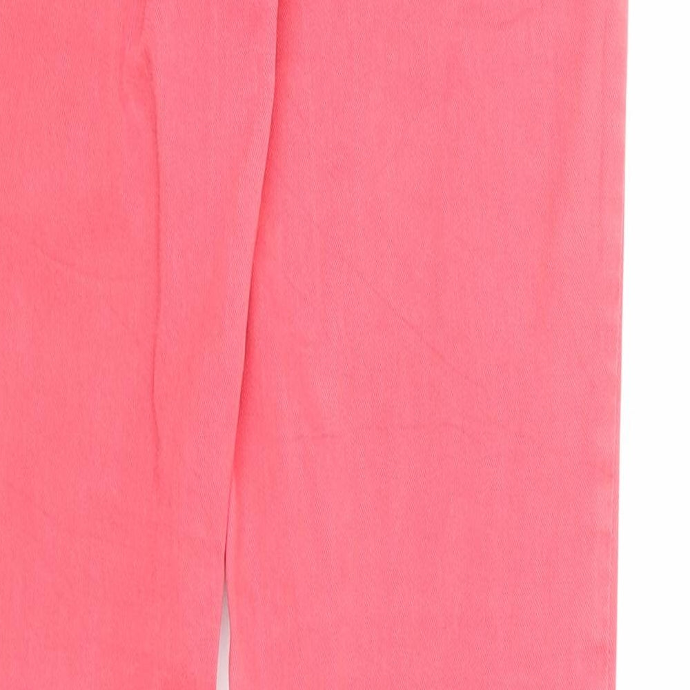 LTB Womens Pink Cotton Straight Jeans Size 27 in Regular Zip
