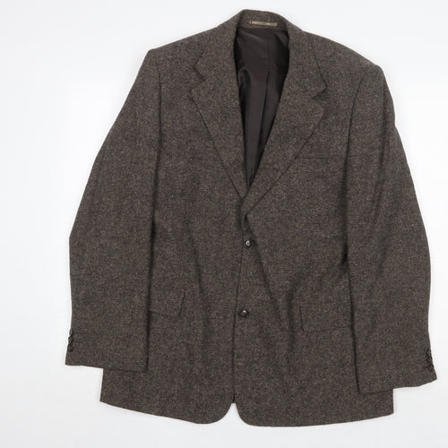 Lavie Mens Grey Wool Jacket Blazer Size 40 Regular