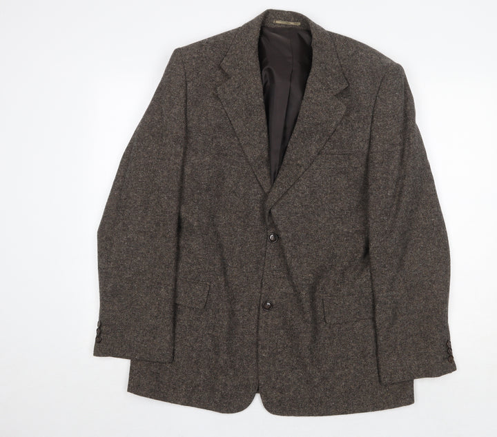 Lavie Mens Grey Wool Jacket Blazer Size 40 Regular