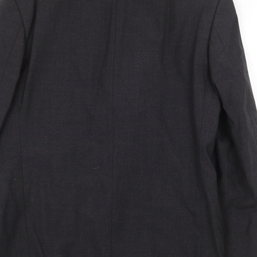 Armando Mens Grey Wool Jacket Suit Jacket Size 38 Regular