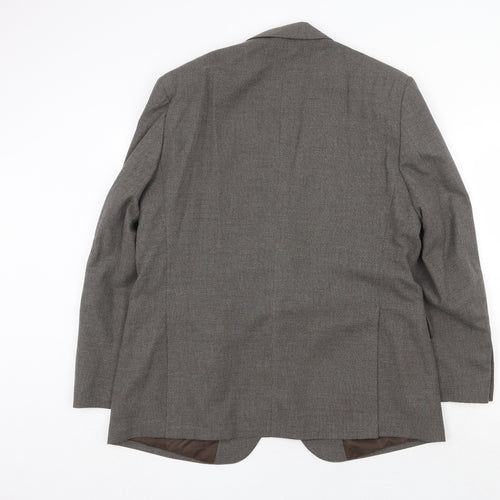 Marks and Spencer Mens Grey Polyester Jacket Suit Jacket Size 44 Regular