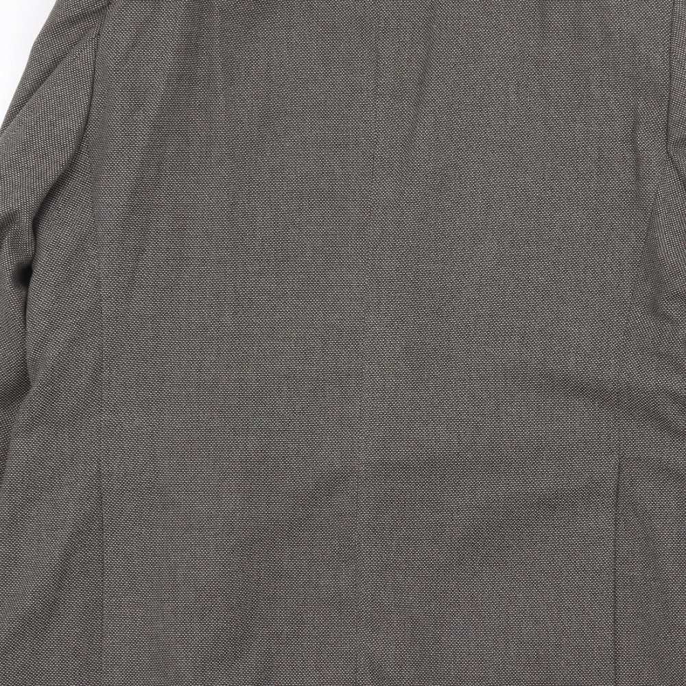 Marks and Spencer Mens Grey Polyester Jacket Suit Jacket Size 44 Regular