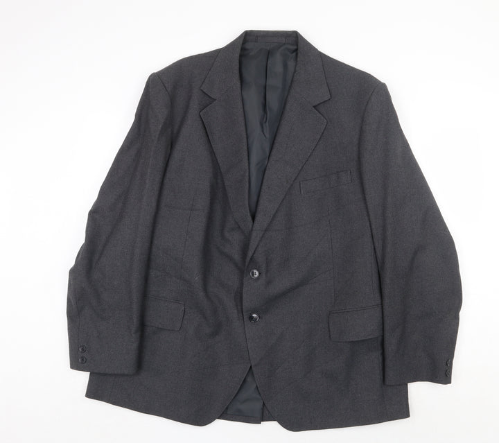 Hornes London Mens Grey Wool Jacket Suit Jacket Size 46 Regular