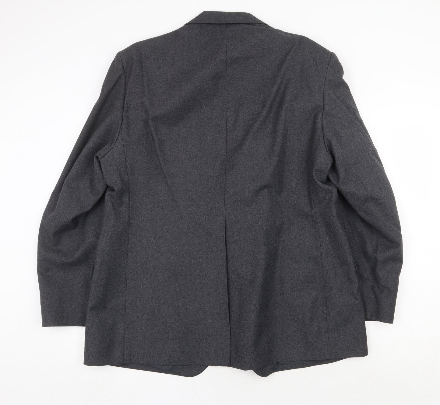 Hornes London Mens Grey Wool Jacket Suit Jacket Size 46 Regular