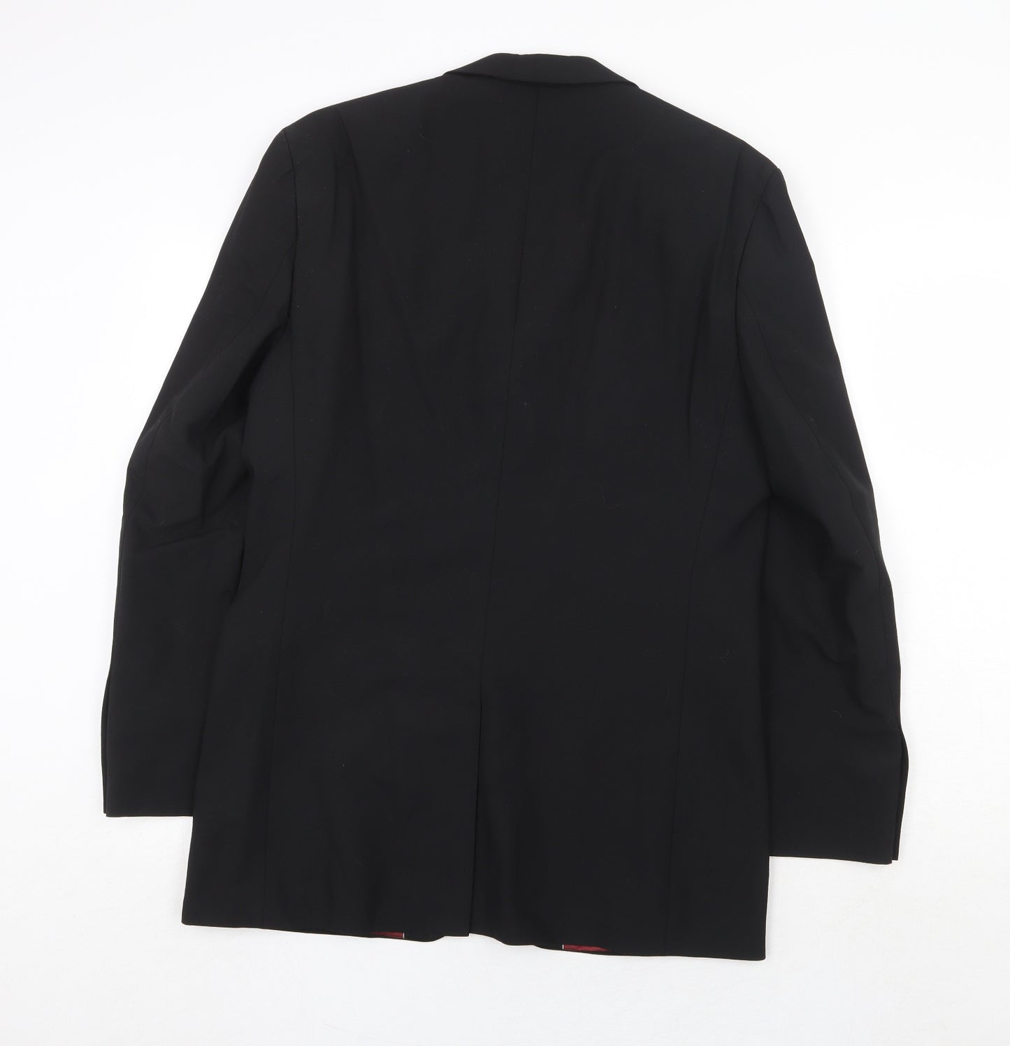 Burton Mens Black Polyester Jacket Suit Jacket Size 38 Regular