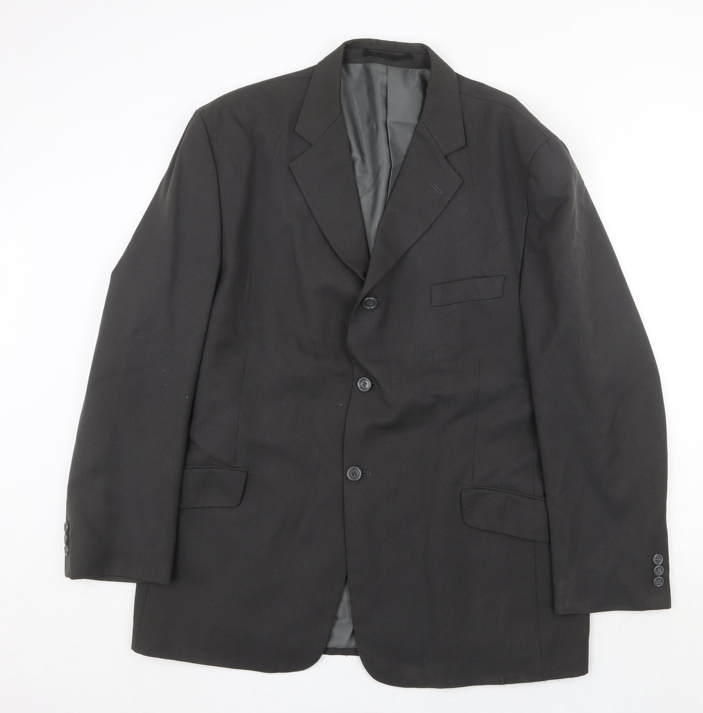 Wilson Mens Grey Polyester Jacket Suit Jacket Size 44 Regular