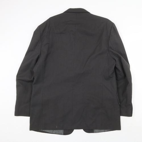 Wilson Mens Grey Polyester Jacket Suit Jacket Size 44 Regular