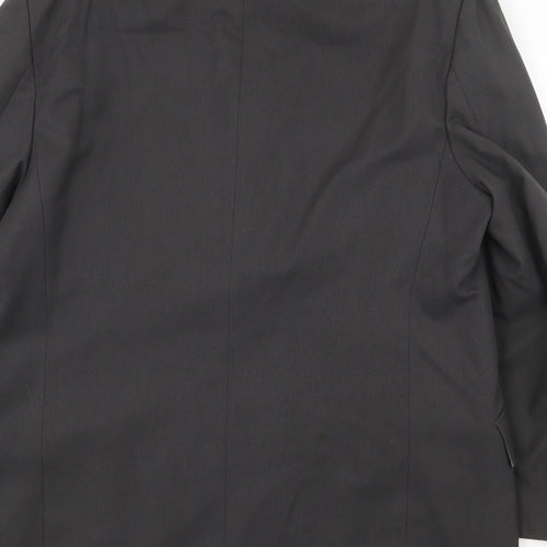 Wilson Mens Grey Polyester Jacket Suit Jacket Size 44 Regular