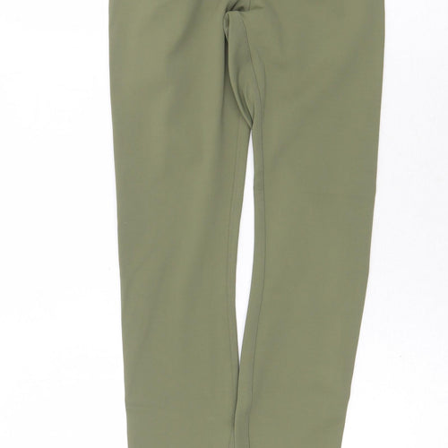Shakti Shanki Womens Green Polyester Jogger Leggings Size 4