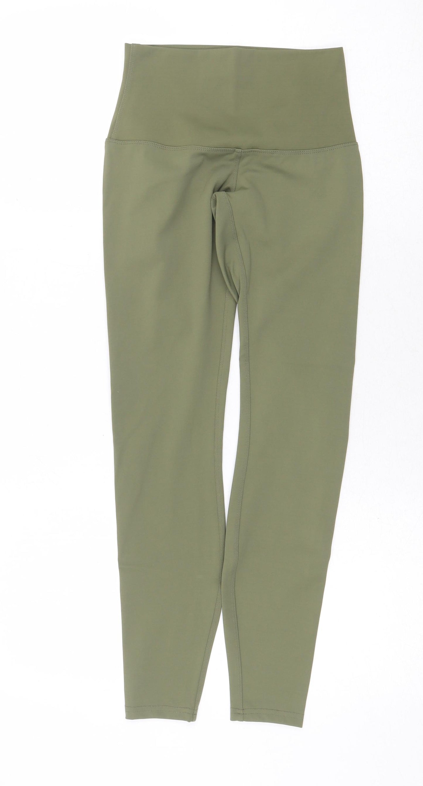 Shakti Shanki Womens Green Polyester Jogger Leggings Size 4