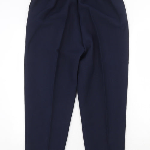 Saira of Manchester Womens Blue Polyester Carrot Trousers Size 18 Regular