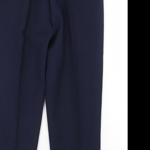 Saira of Manchester Womens Blue Polyester Carrot Trousers Size 18 Regular