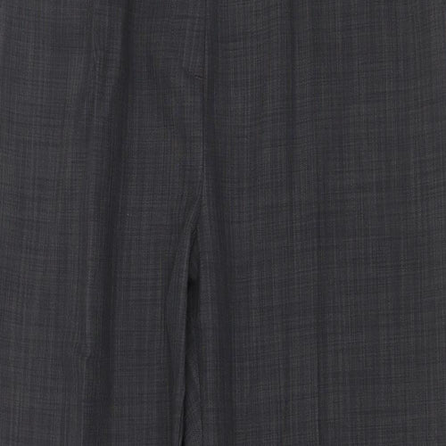 Marks and Spencer Womens Grey Polyester Dress Pants Trousers Size 14 Regular