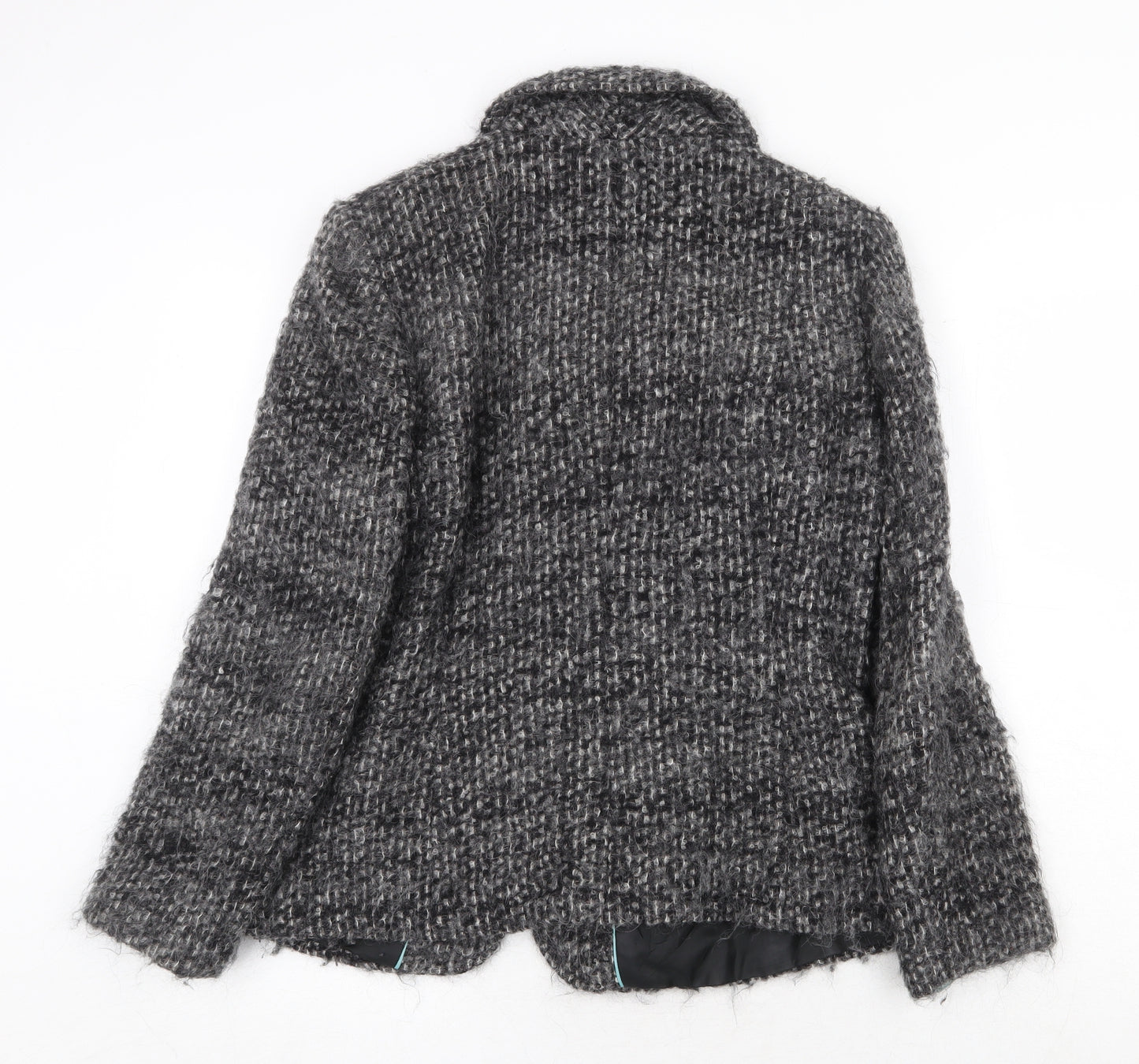 Per Una Womens Grey Jacket Size 12 Button