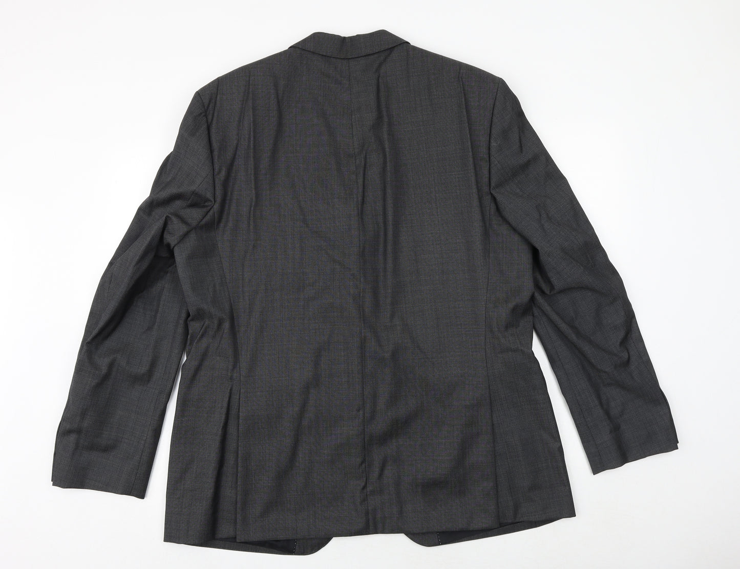 Benvenuto Mens Grey Wool Jacket Suit Jacket Size 42 Regular