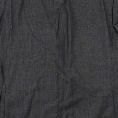 Benvenuto Mens Grey Wool Jacket Suit Jacket Size 42 Regular