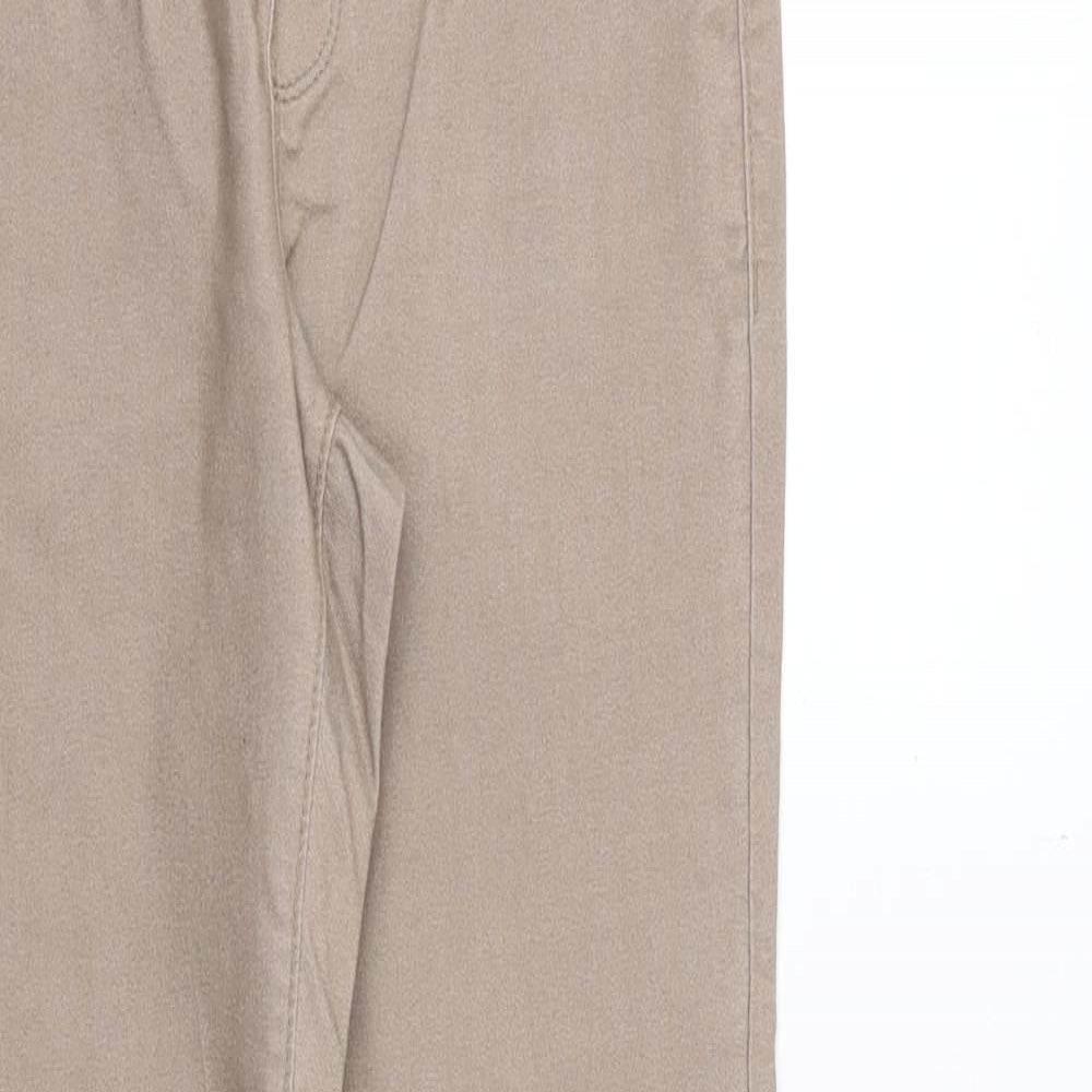Preworn Womens Brown Cotton Jegging Jeans Size 26 in Slim