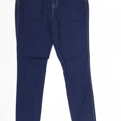 Denim & Co. Womens Blue Cotton Jegging Jeans Size 12 Regular