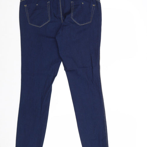 Denim & Co. Womens Blue Cotton Jegging Jeans Size 12 Regular