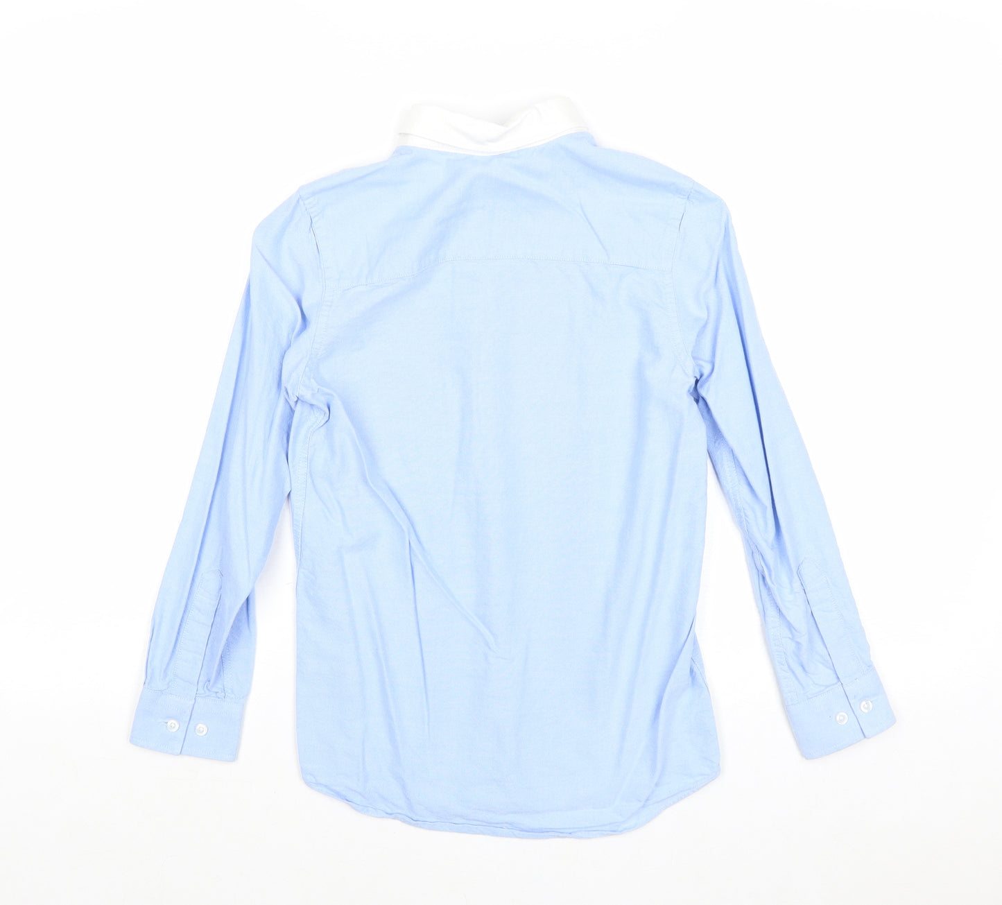 Very Boys Blue 100% Cotton Basic Button-Up Size 10 Years Collared Button