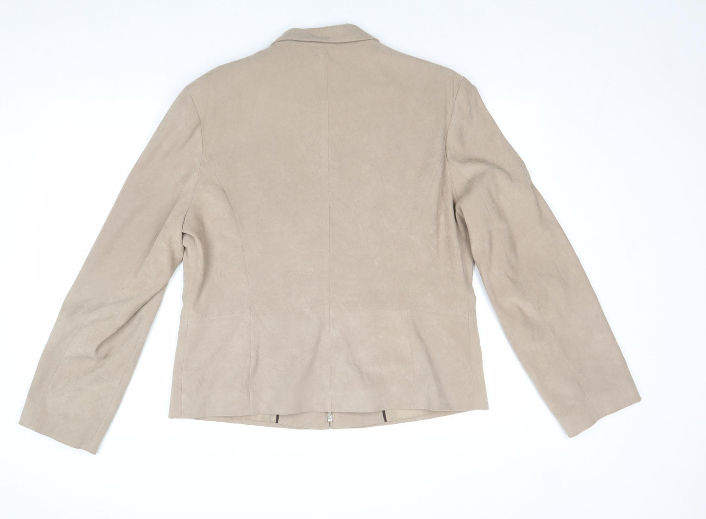 Atmosphere Womens Beige Jacket Size 18 Zip