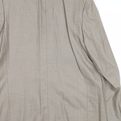 Gerry Wentworth Mens Grey Wool Jacket Suit Jacket Size 44 Regular