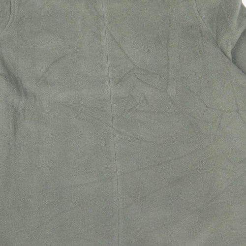 EWM Womens Green Overcoat Coat Size 16 Button