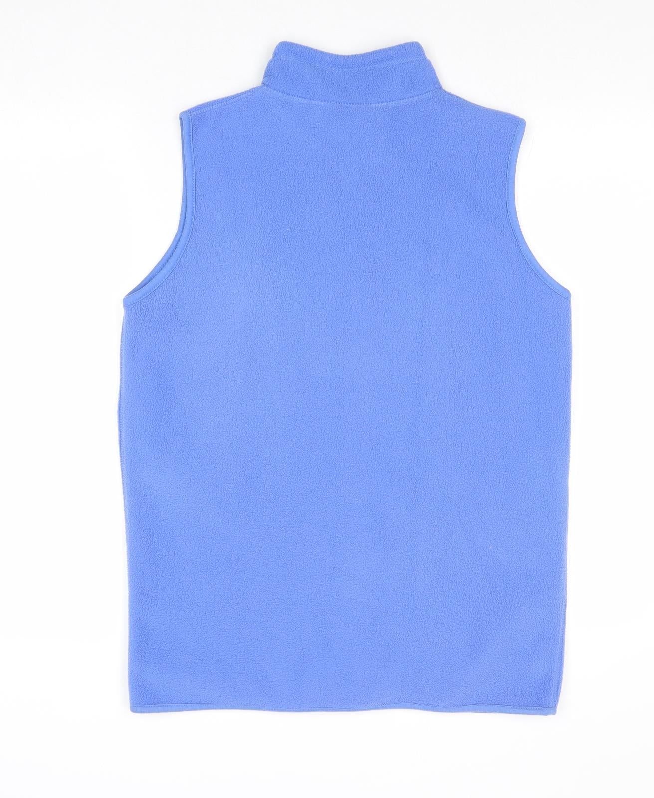 EWM Womens Blue Gilet Waistcoat Size S Zip