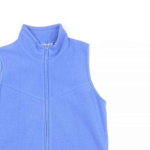 EWM Womens Blue Gilet Waistcoat Size S Zip