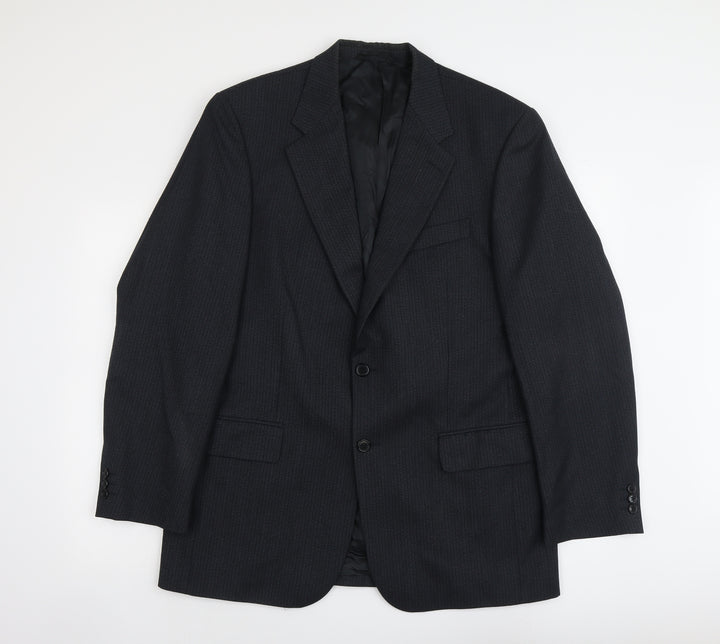 Wellington Mens Grey Wool Jacket Suit Jacket Size L Regular