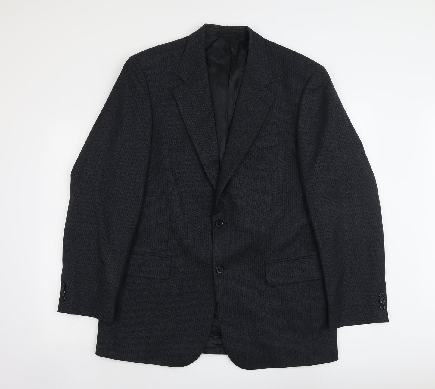 Wellington Mens Grey Wool Jacket Suit Jacket Size L Regular