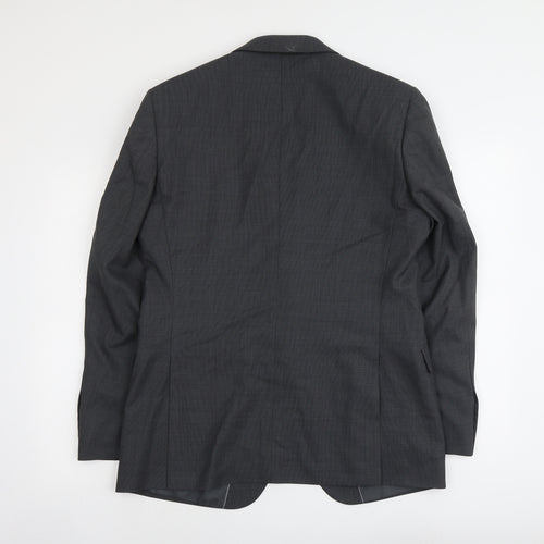 Marks and Spencer Mens Grey Wool Jacket Suit Jacket Size M Regular