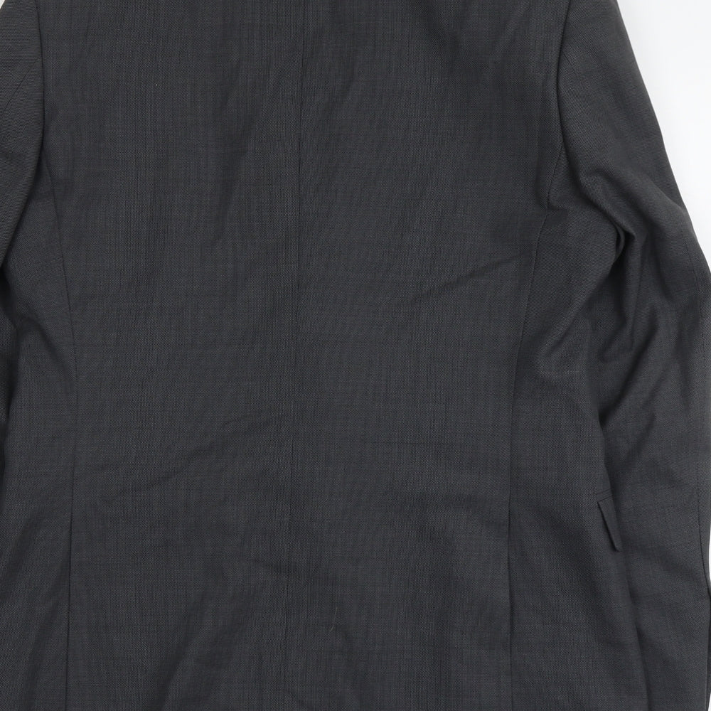 Marks and Spencer Mens Grey Wool Jacket Suit Jacket Size M Regular