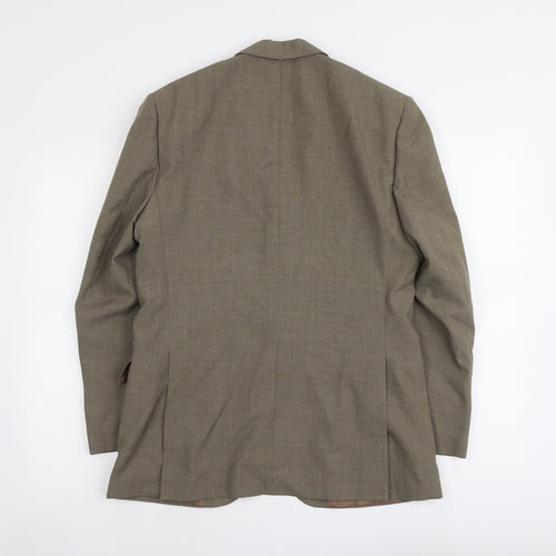 Varteks Mens Beige Polyester Jacket Suit Jacket Size S Regular