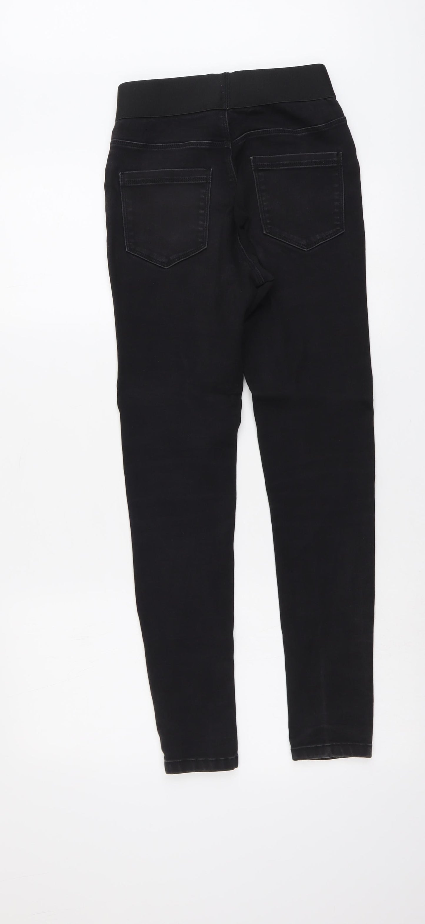 George Womens Black Cotton Jegging Jeans Size 8 L28 in Regular