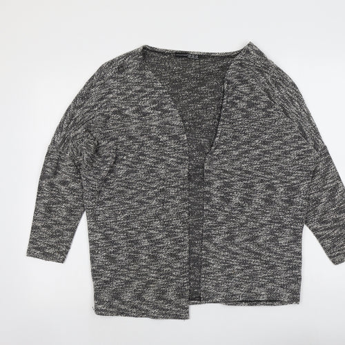 Atmosphere Womens Grey V-Neck Cotton Cardigan Jumper Size XS