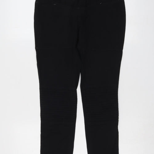 H&M Womens Black Cotton Skinny Jeans Size S L29 in Regular