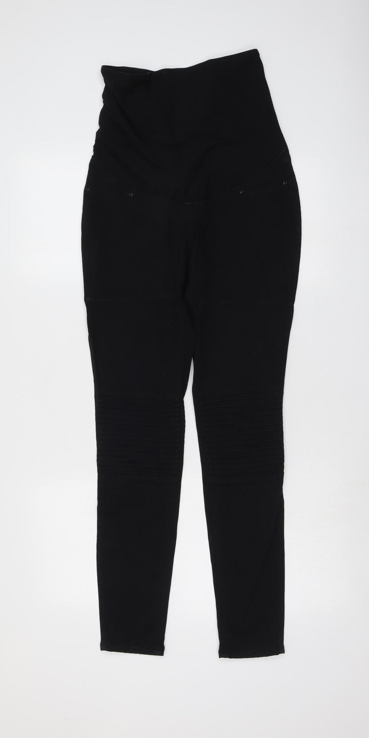H&M Womens Black Cotton Skinny Jeans Size S L29 in Regular