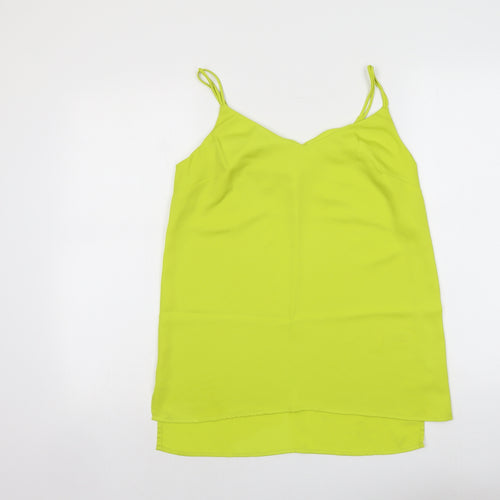 NEXT Womens Green Polyester Camisole Tank Size 10 V-Neck