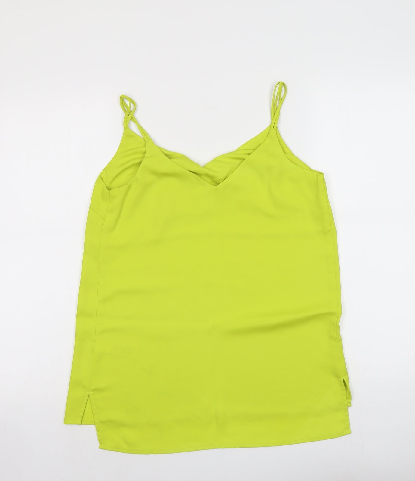 NEXT Womens Green Polyester Camisole Tank Size 10 V-Neck