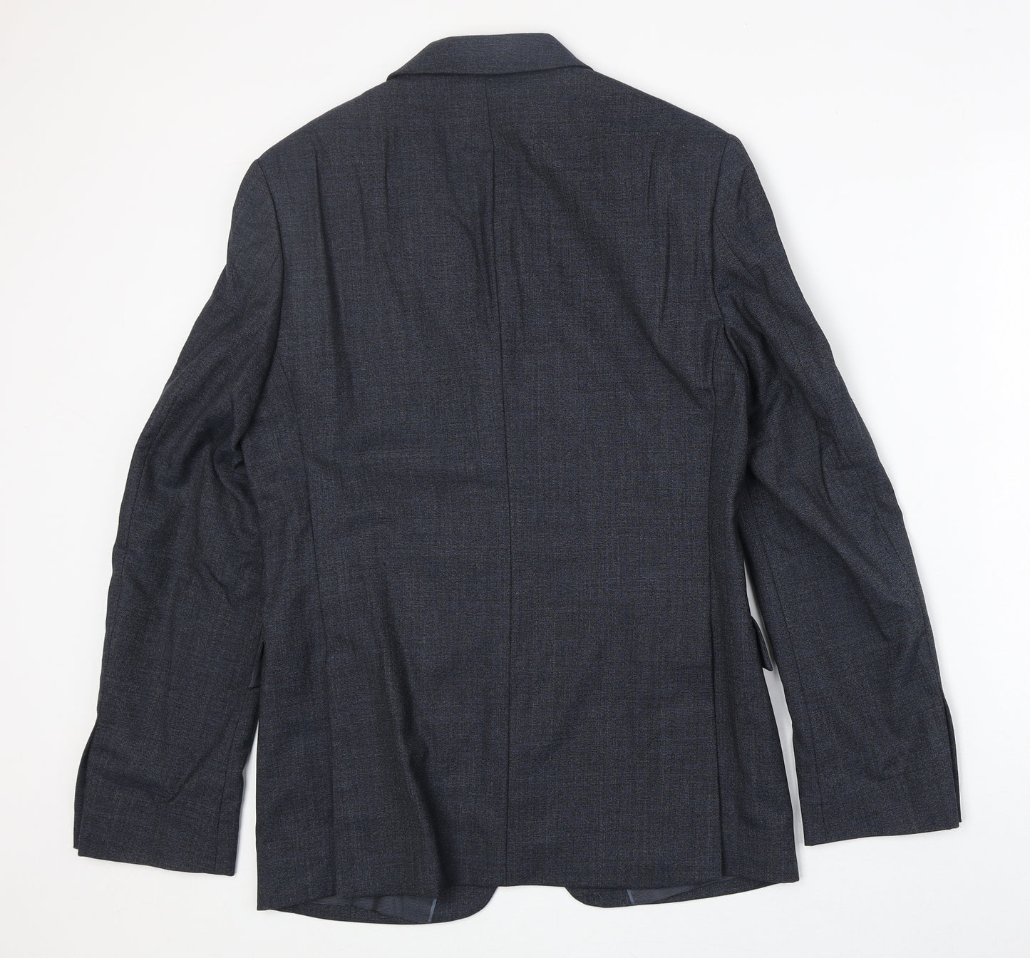 Marks and Spencer Mens Blue Wool Jacket Suit Jacket Size 36 Regular