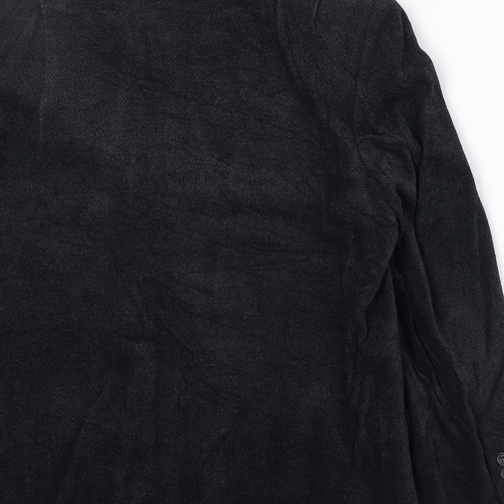 Marks and Spencer Mens Grey Viscose Jacket Blazer Size 42 Regular