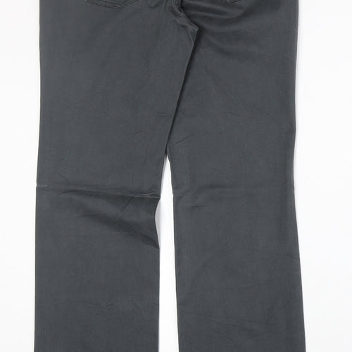 Cecil Womens Grey Cotton Straight Jeans Size 28 in Regular Zip