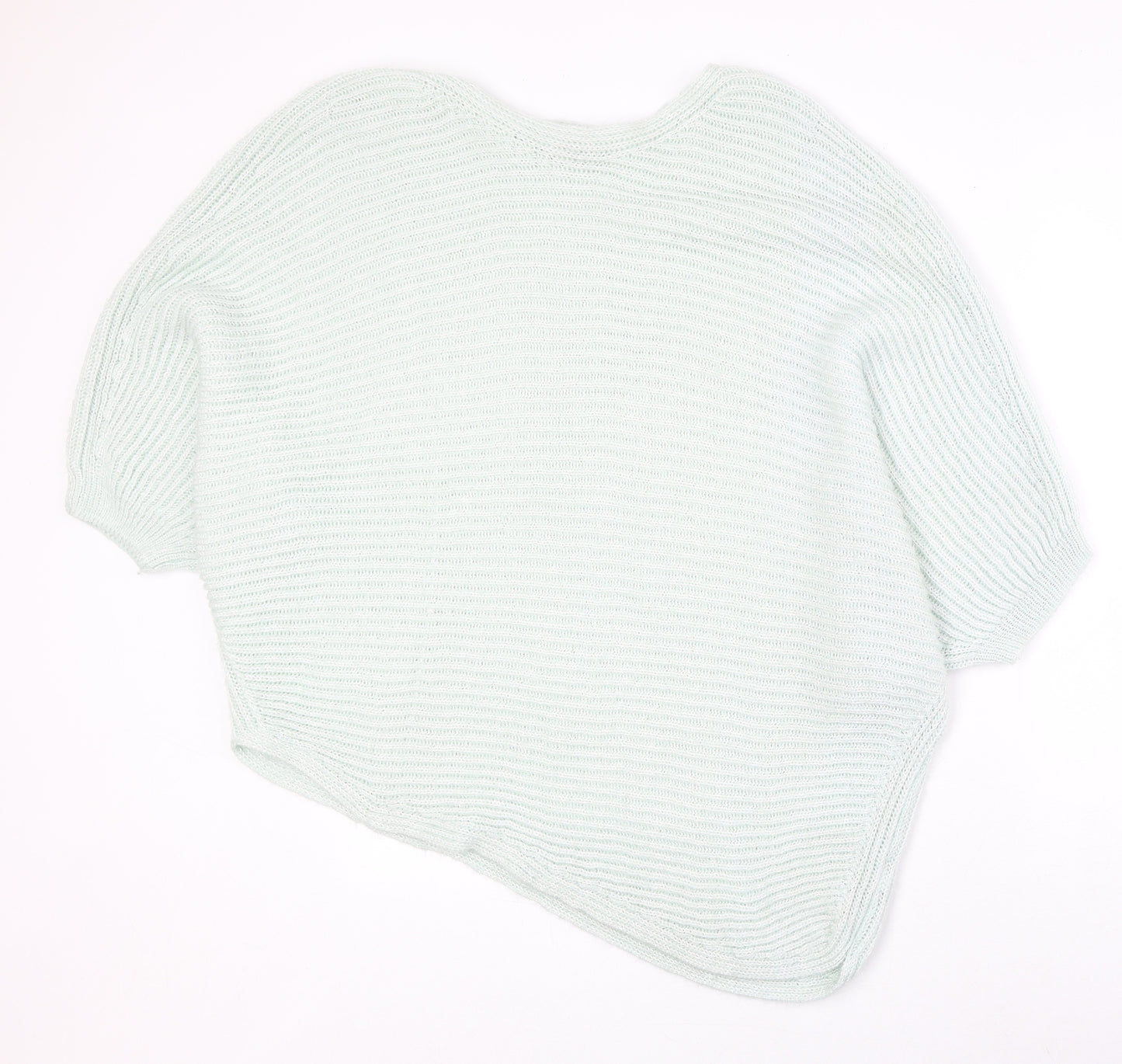 NEXT Womens Blue Round Neck Acrylic Pullover Jumper Size L