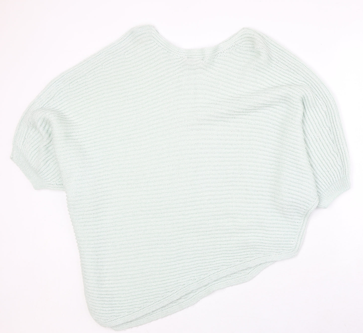 NEXT Womens Blue Round Neck Acrylic Pullover Jumper Size L