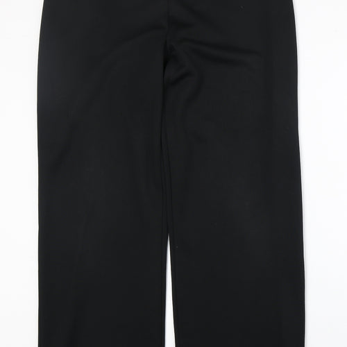 Liquid Womens Black Polyester Trousers Size 34 in Regular