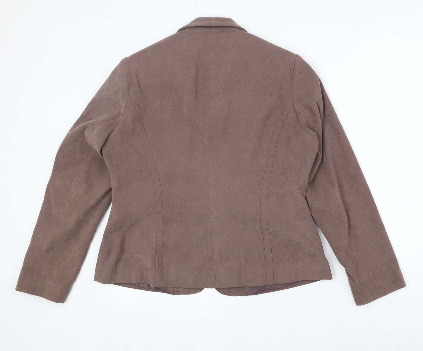Bonmarché Womens Brown Jacket Size 14 Zip