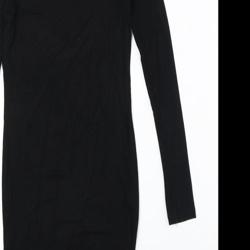 ASOS Womens Black Viscose Bodycon Size 4XL Round Neck Pullover