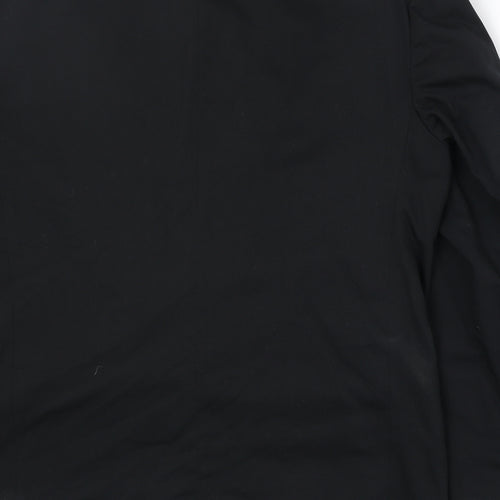Classic Mens Black Polyester Jacket Suit Jacket Size 38 Regular