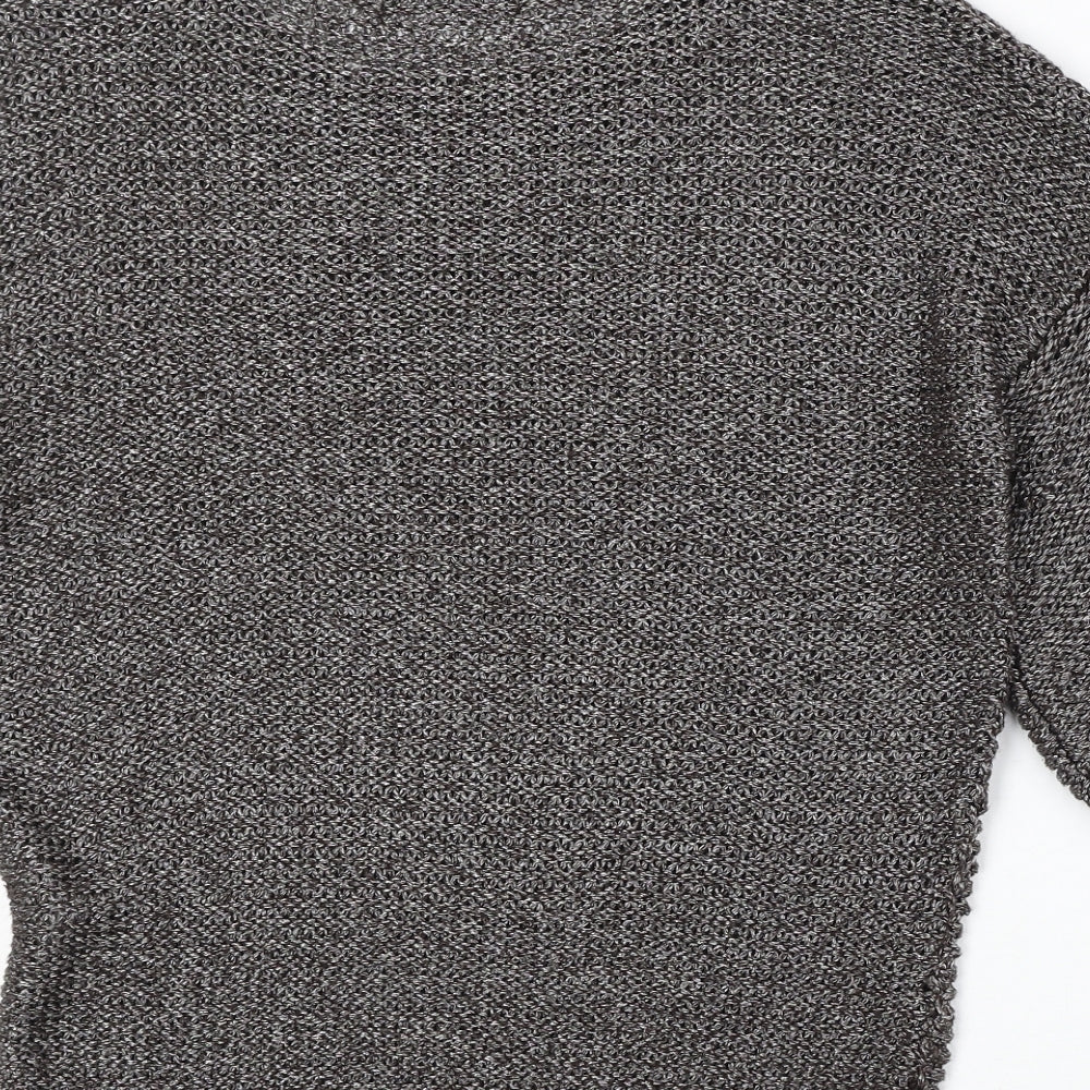 Atmosphere Womens Brown Round Neck Acrylic Pullover Jumper Size 10
